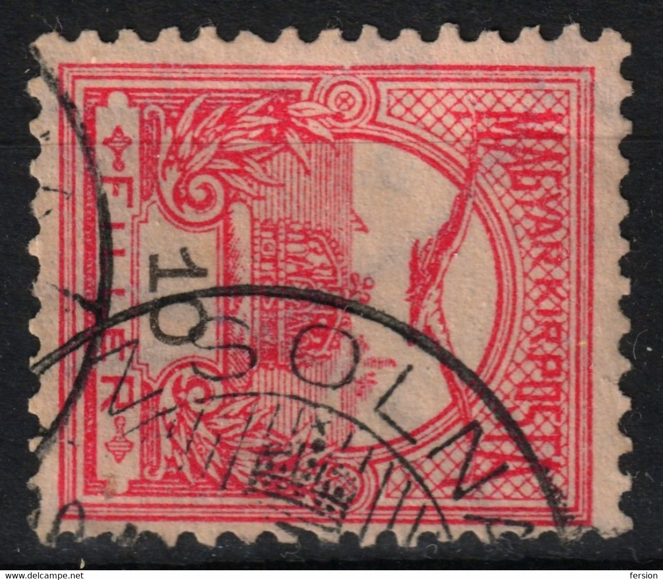 Žilina ZSOLNA Postmark TURUL Crown 1910's Hungary SLOVAKIA - Trencsén County KuK K.u.K  10 Fill - ...-1918 Vorphilatelie