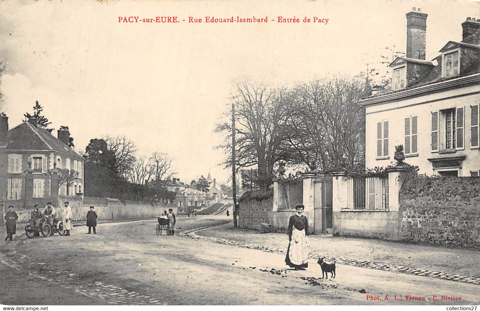 27-PACY-SUR-EURE- RUE EDOUARD ISAMBARD ENTREE DE PACY - Pacy-sur-Eure