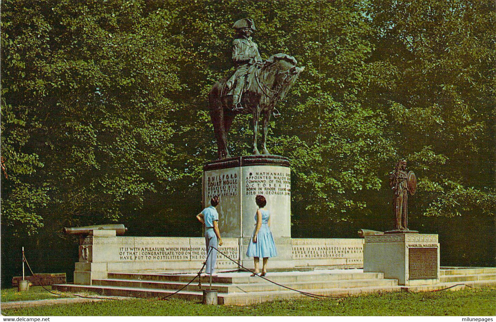 USA NC The NATHANAEL GREENE MONUMENT Guilford Courthouse GREENSBORO - Greensboro