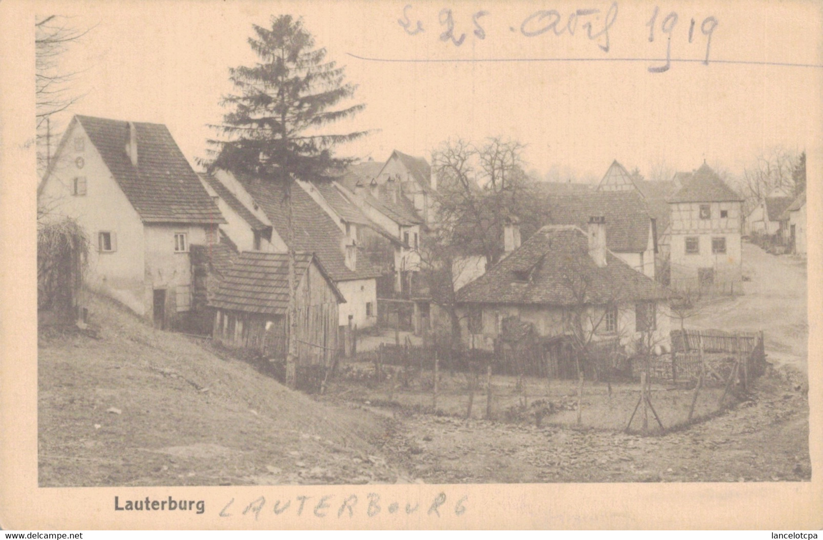 67 - LAUTERBOURG - LAUTERBURG 1919 - Lauterbourg