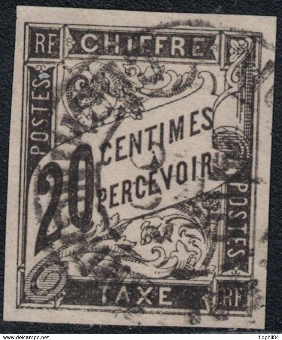 TAXE - N°8 - OBLITERATION CAD - COCHINCHINE - BONNE MARGE - COTE TIMBRE 13€. - Postage Due