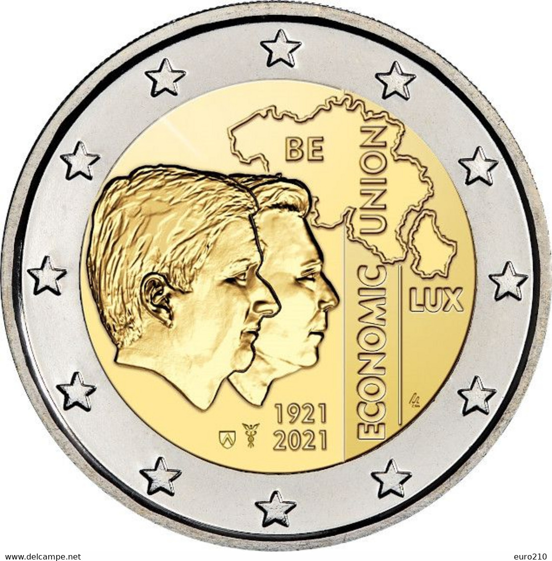 Belgique / Belgien - 2 Euro 2021 BLEU - Other & Unclassified