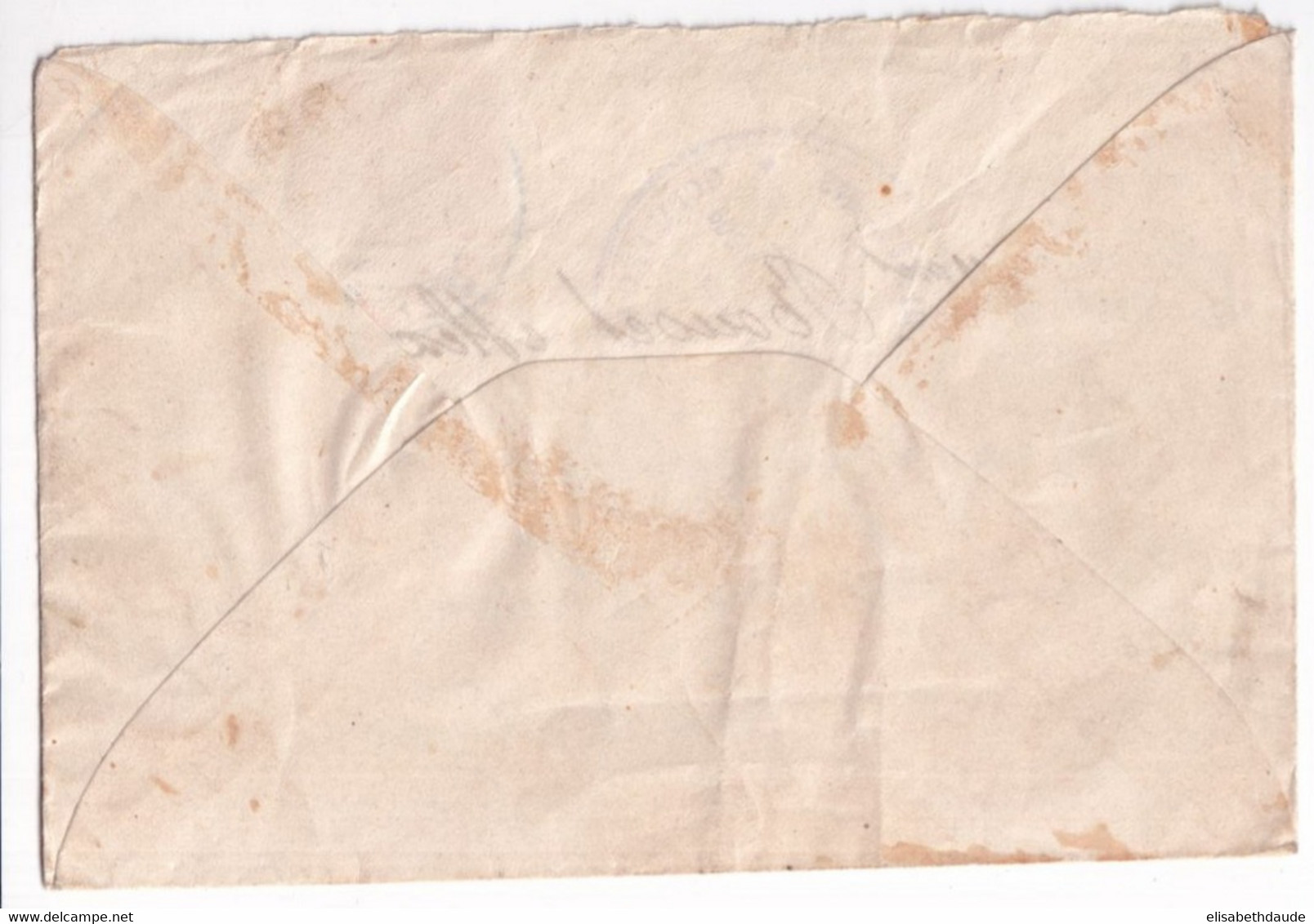 ESPAGNE - 1940 - ENVELOPPE Avec CENSURE De SAN SEBASTIAN => CLERMONT-FERRAND - Nationalists Censor Marks