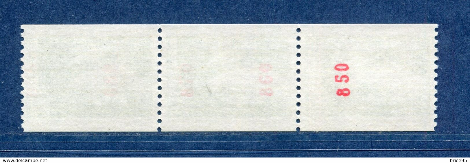 ⭐ France - Variété - YT N° 2062 A - Numéro Rouge - Couleurs - Pétouilles - Neuf Sans Charnière - 1979 ⭐ - Unused Stamps