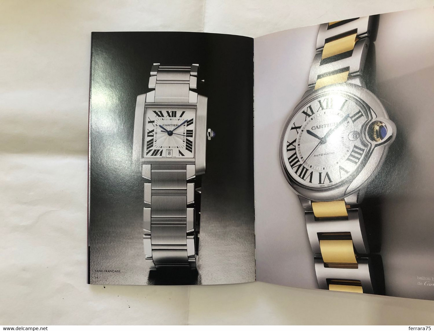 CATALOGO BROCHURE CARTIER OROLOGI I SEGRETI DEL TEMPO 2008 PARI AL NUOVO.