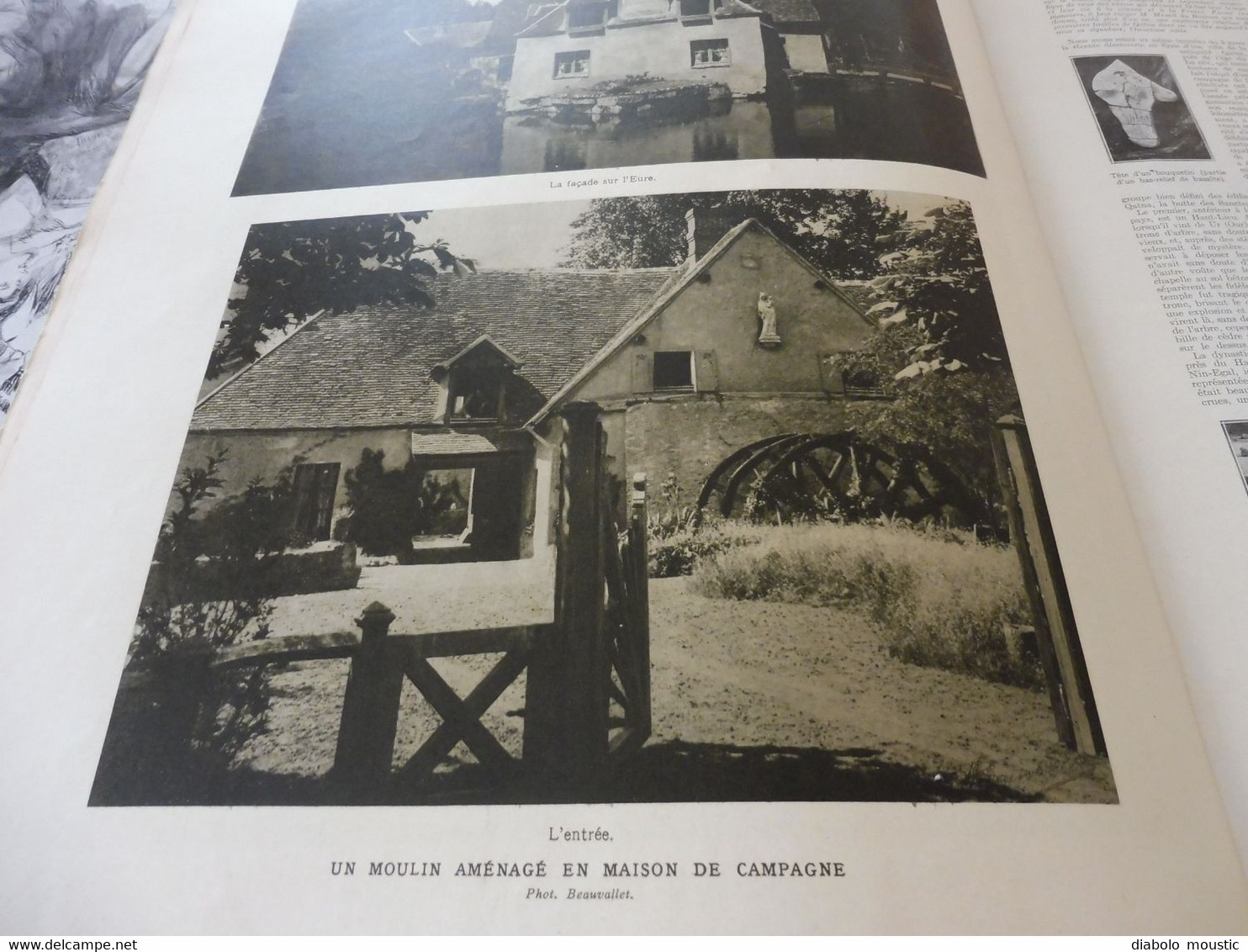 1929 :Croisière d'Alain Gerbault; Fête des narcisses à Montreux; Moulin de la Roche à Jouy-St-Prest; etc