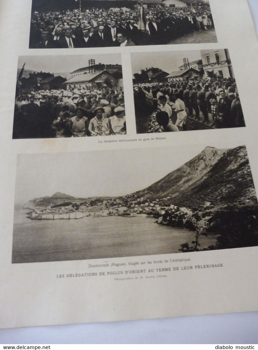 1929 : CHINE;  Venise; Belgrade; Doubrovnik; Port de Raguse ; etc