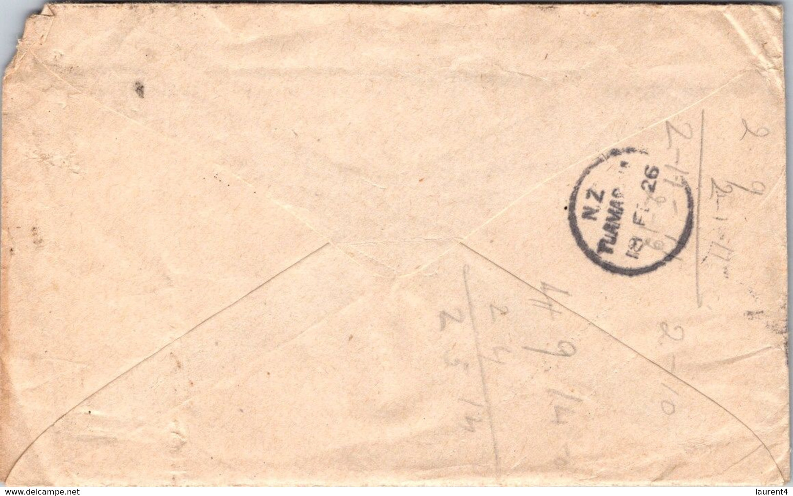 (3 A 18) New Zealand Postmark On Cover (1 Cover)  Letter 9with Content) 1926 - Covers & Documents