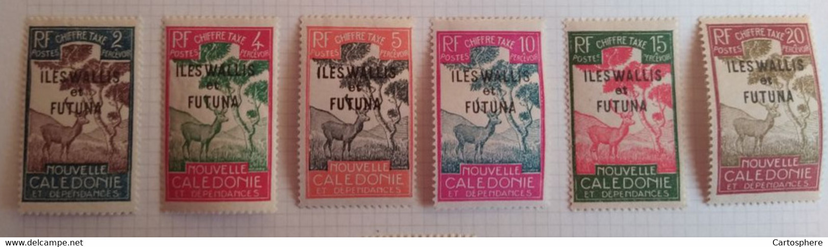 WALLIS ET FUTUNA - N° 11 A 16, Timbres Taxe Nouvelle Caledonie  Neufs Avec Charniere - Segnatasse