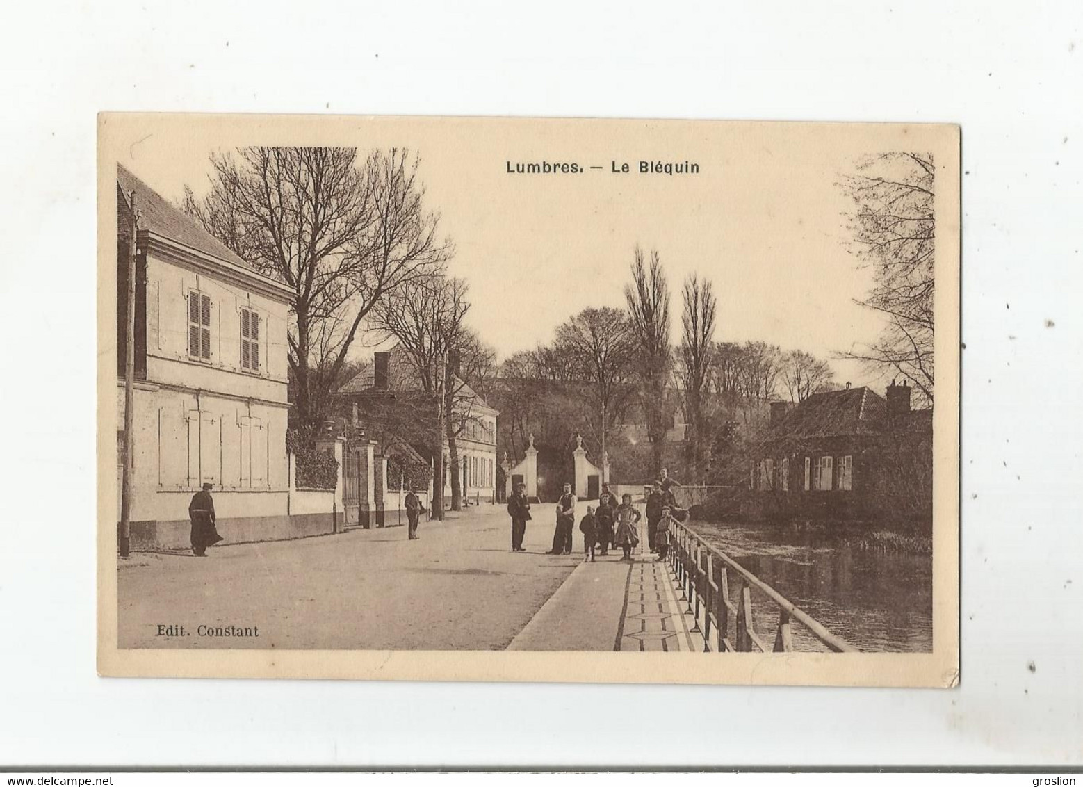 LUMBRES (PAS DE CALAIS) CARTE PHOTO LE BLEQUIN (ANIMATION) - Lumbres