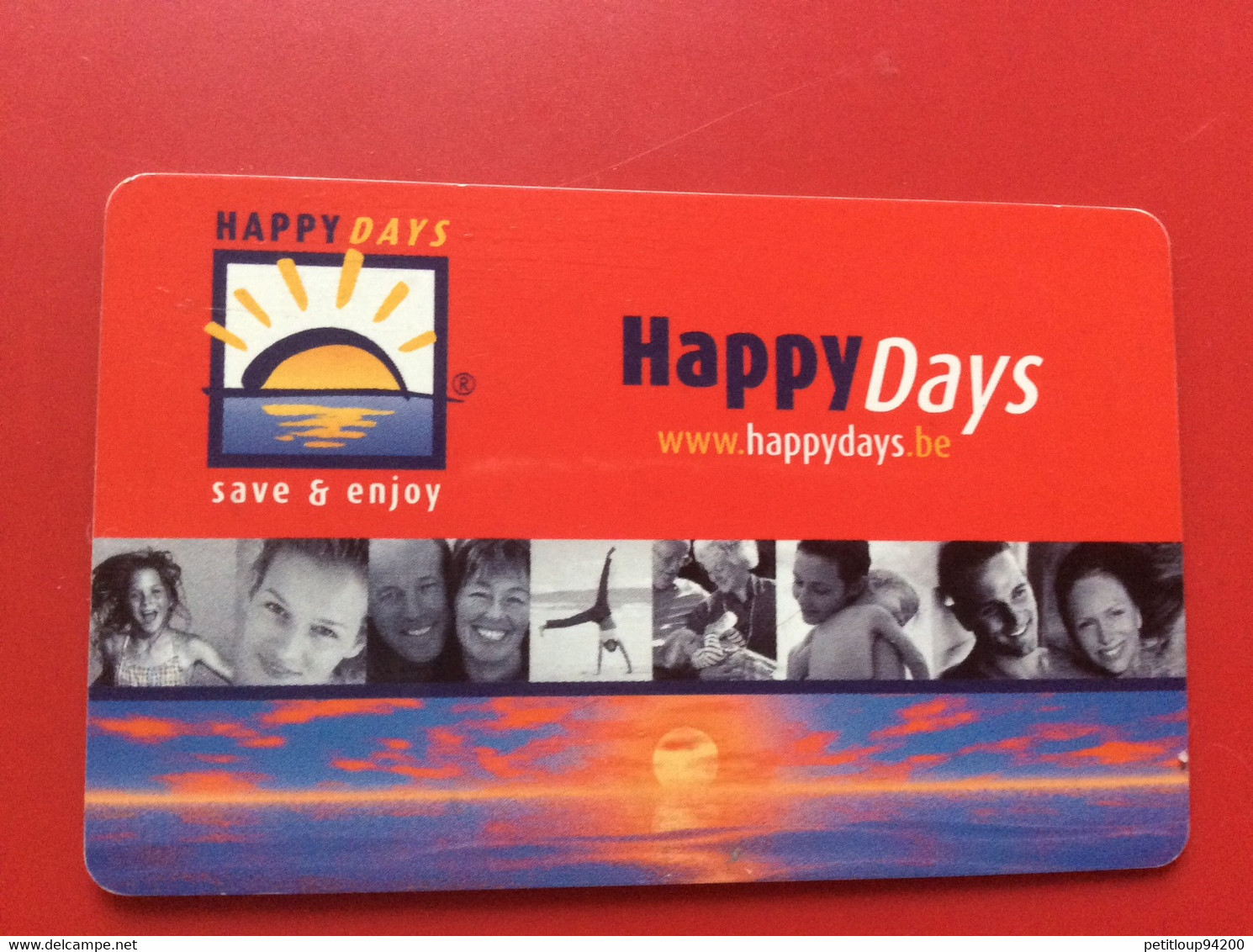 CARTE D’ENTREPRISE   HAPPY DAYS  Services D’Accompagnement  BELGIQUE - Andere & Zonder Classificatie