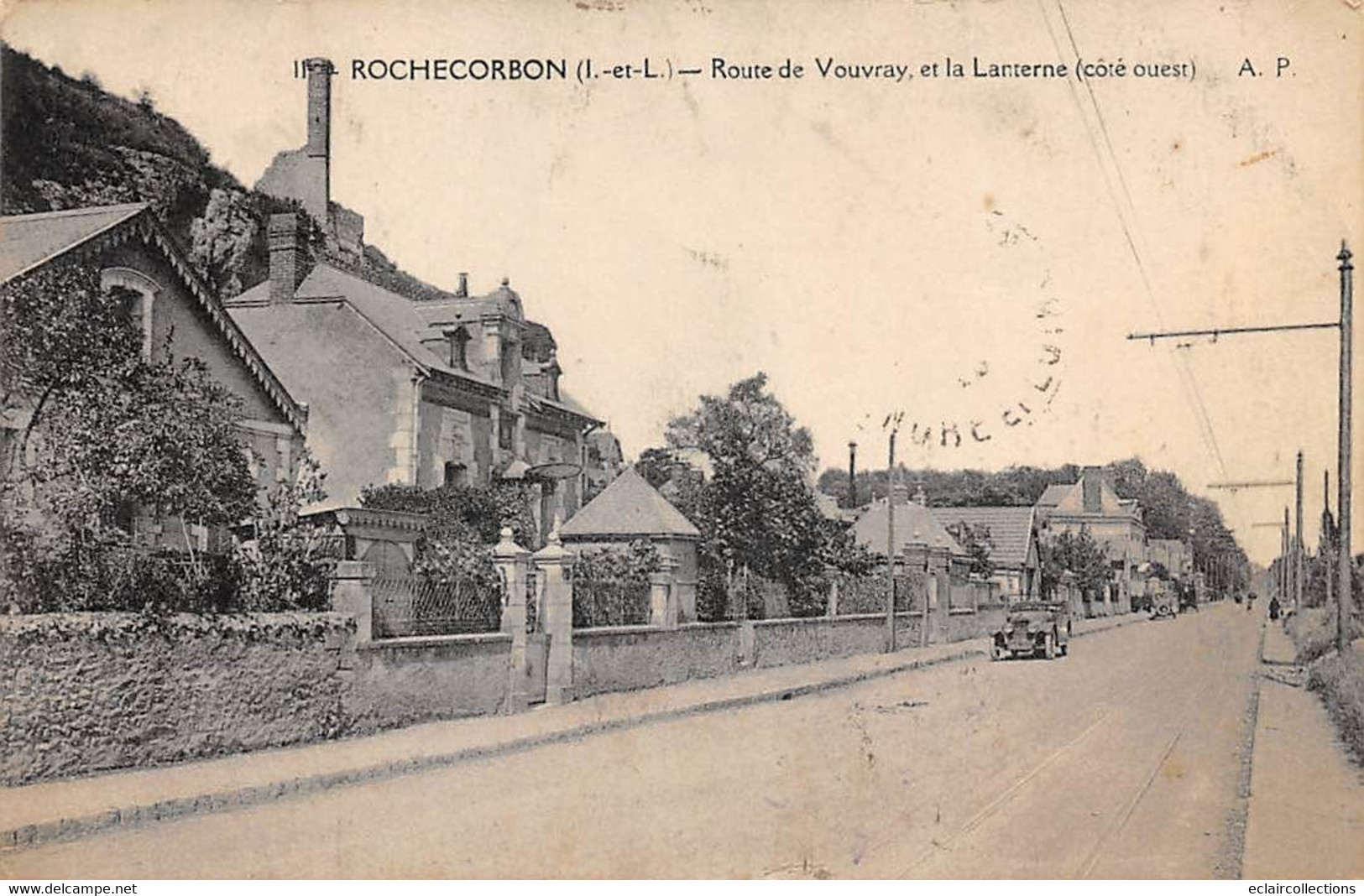 Rochecorbon         37          Route De Vouvray Et La Lanterne     N° AP 11     (voir Scan) - Rochecorbon