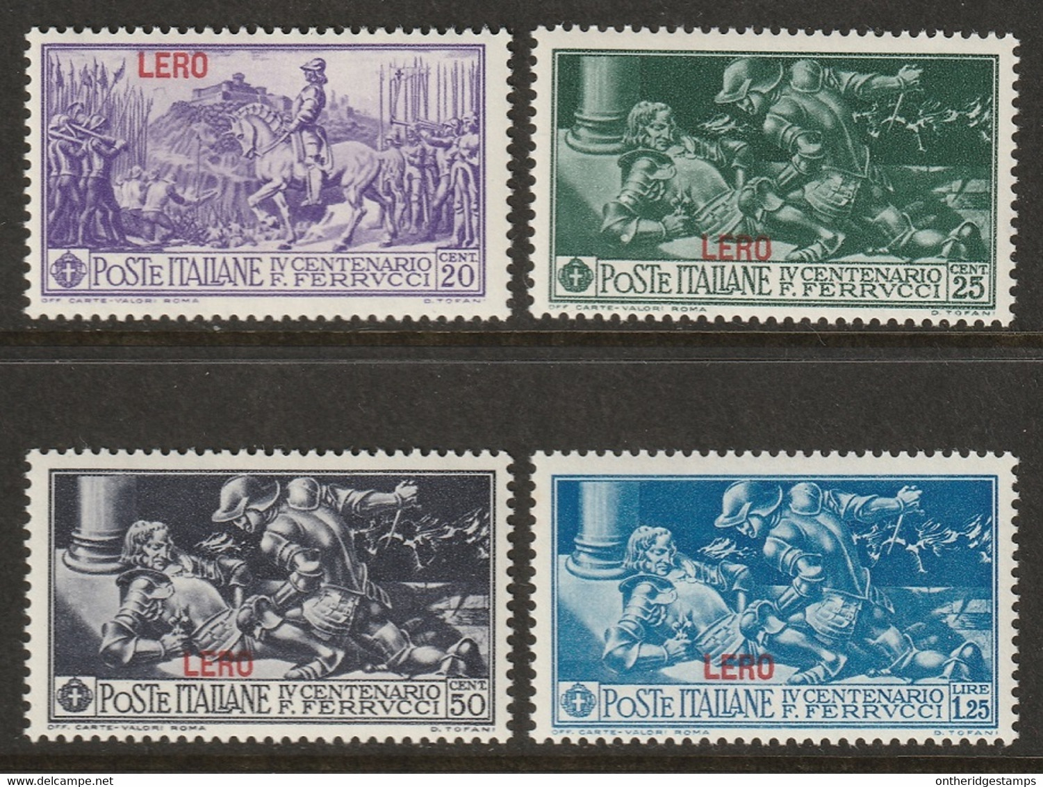 Italy Aegean Lero 1930 Sc 12-5 Egeo Lero Sa 12-5 Partial Set MNH** - Aegean (Lero)