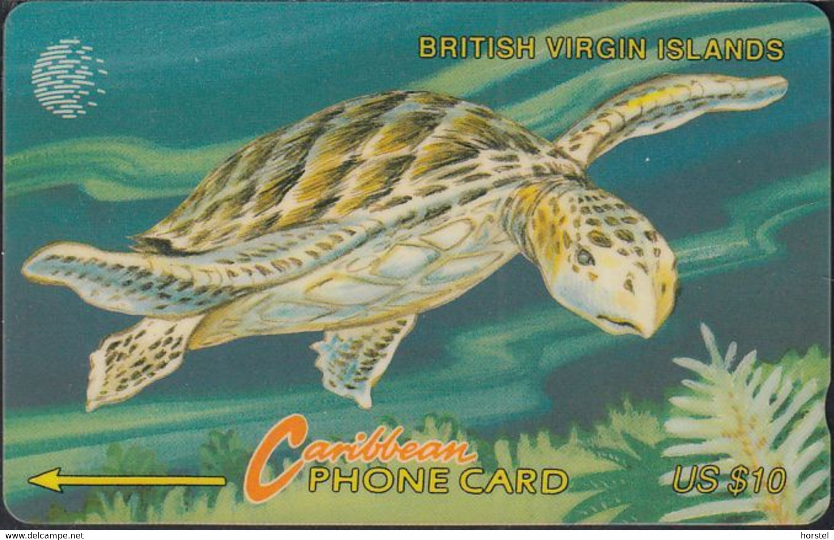 British Virgin Islands - BVI-19C - Wildlife - Turtle - E.T. - 19CBVC US$10 - Antilles (Other)