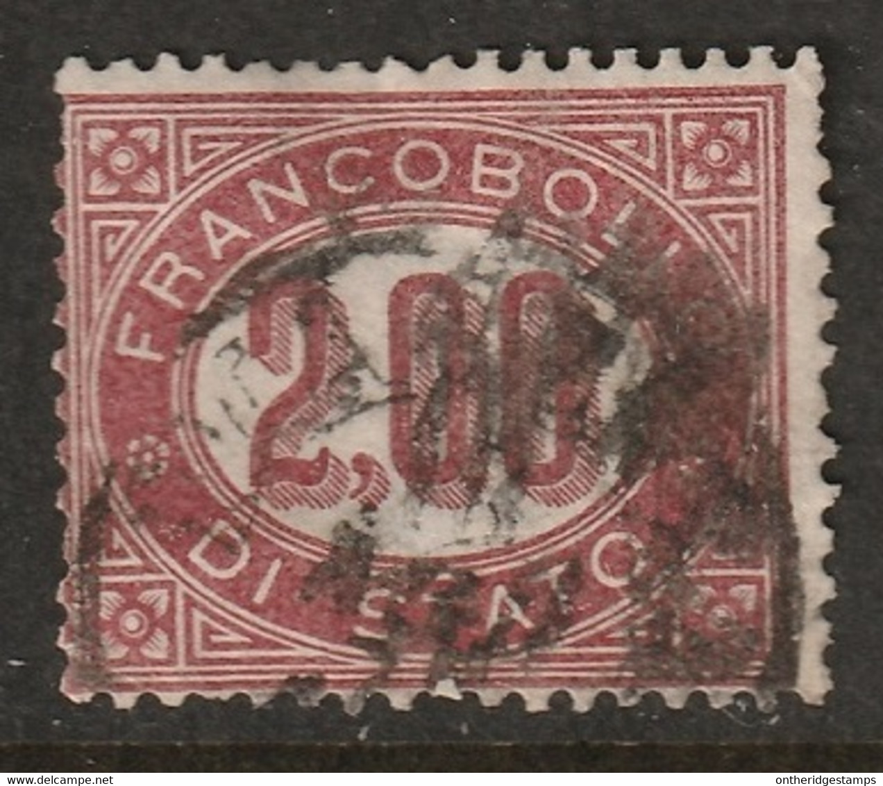 Italy 1875 Sc O6 Sa Serv6 Yt 6 Official Used - Officials