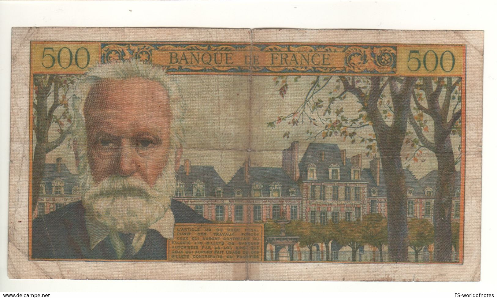 FRANCE   5 Nouveaux  Francs   P137a  Dated 30.10.1958  Victor Hugo + Pantheon In Paris - 5 NF 1959-1965 ''Victor Hugo''