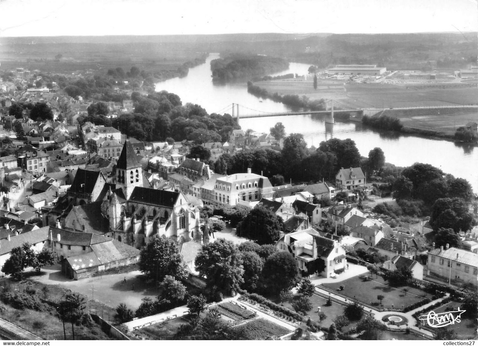 78-TRIEL- L'EGLISE ET LE CENTRE - Triel Sur Seine