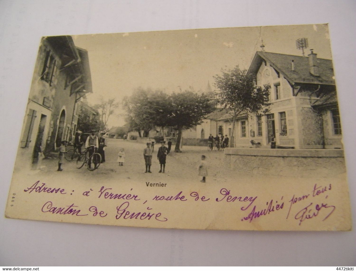 CPA - Suisse - Vernier - Avenue De La Gare - Boulangerie - 1903 -  SUP  (FR 22) - Vernier