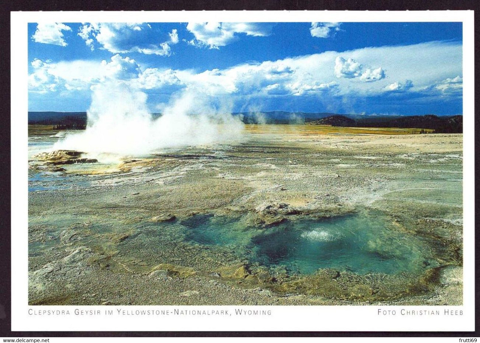 AK 001183 USA - Wyoming - Yellowstone-Nationalpark - Clepsydra Geysir - Yellowstone