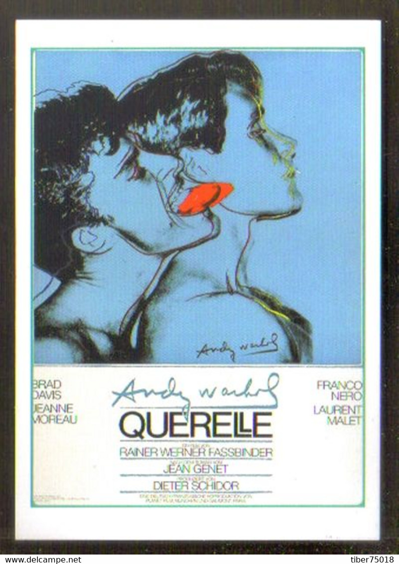 Carte Postale : Querelle (Jean Genet - Film Cinéma Affiche) Illustration : Andy Warhol - Warhol, Andy