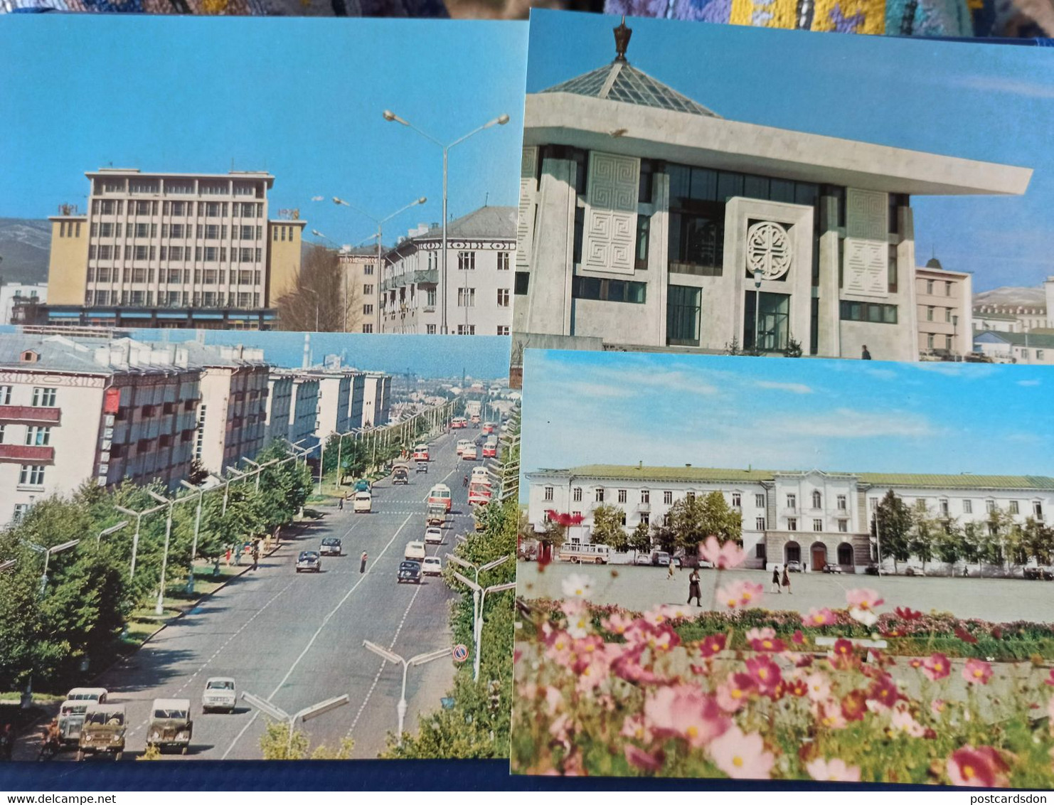 Mongolia. Ulan Bator. 1970s -  10 PCs Lot  - Old Postcard - Mongolia