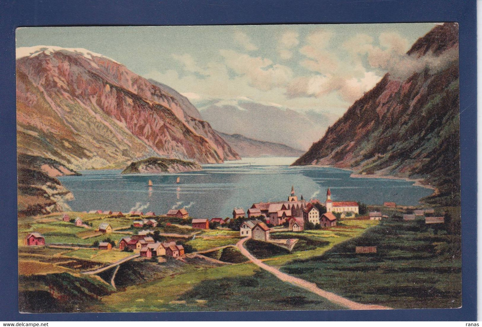 CPA Norvège Norge Norway Non Circulé Litho éditeur Stengel Odde Hardanger - Norway