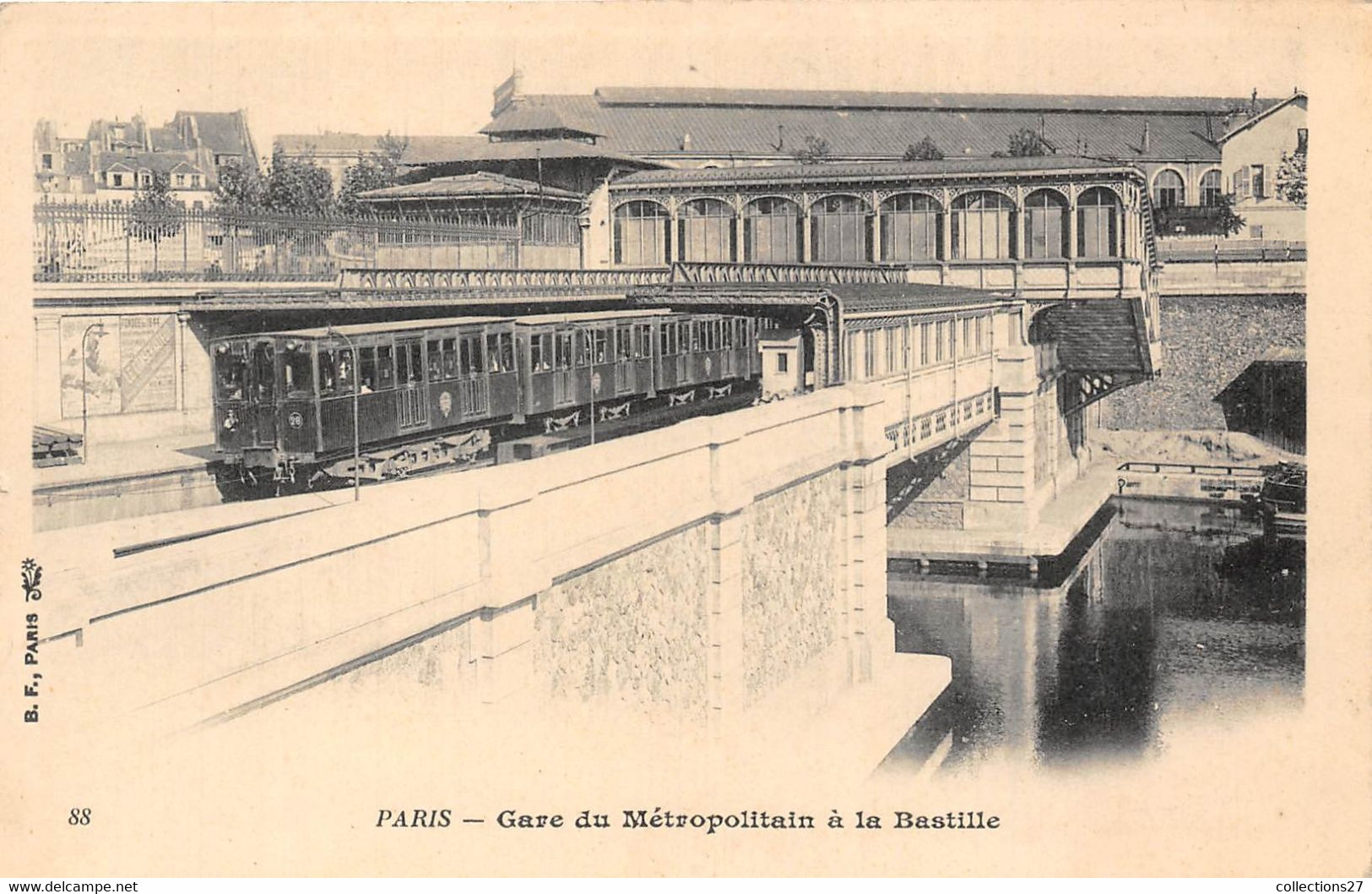 PARIS-GARE DU MÉTROPOLITAIN A LA BASTILLE - Metropolitana, Stazioni