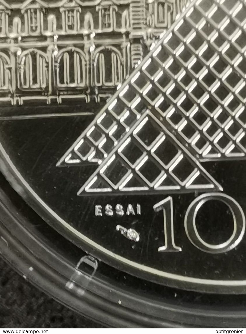 ESSAI 100 Francs 1993 LOUVRE Liberté Guidant Le Peuple ARGENT / FRANCE SILVER / Sous Capsule UNC - Essays & Proofs