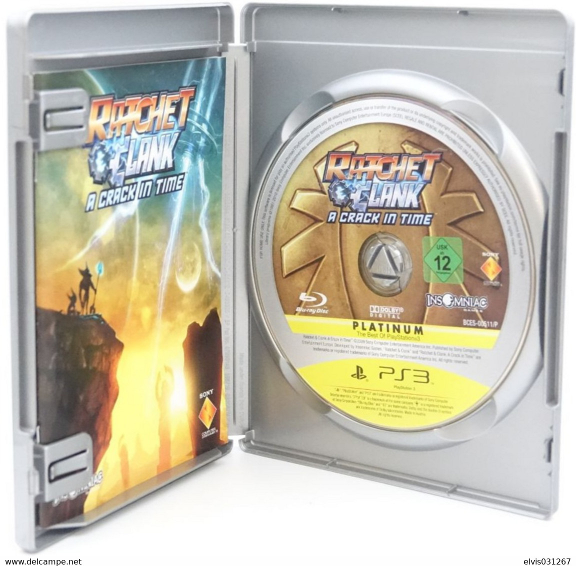 SONY PLAYSTATION THREE PS3 : RATCHET & CLANK A CRACK IN TIME - PLATINUM - PS3