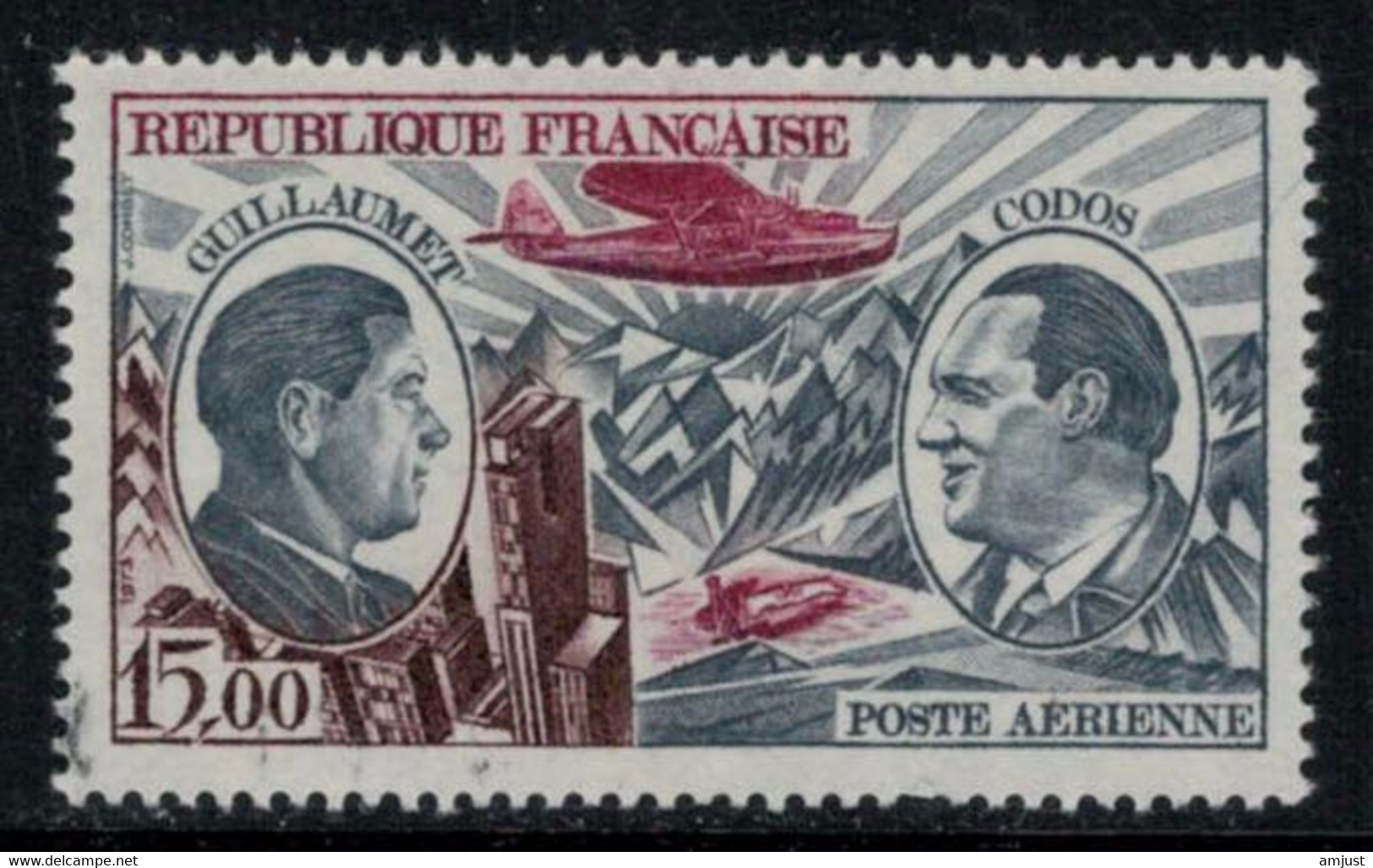 France // Poste Aérienne // 1973 // Guillaumet Et Codos, Neuf** MNH N0. 48 Y&T (sans Charnière) - 1960-.... Neufs