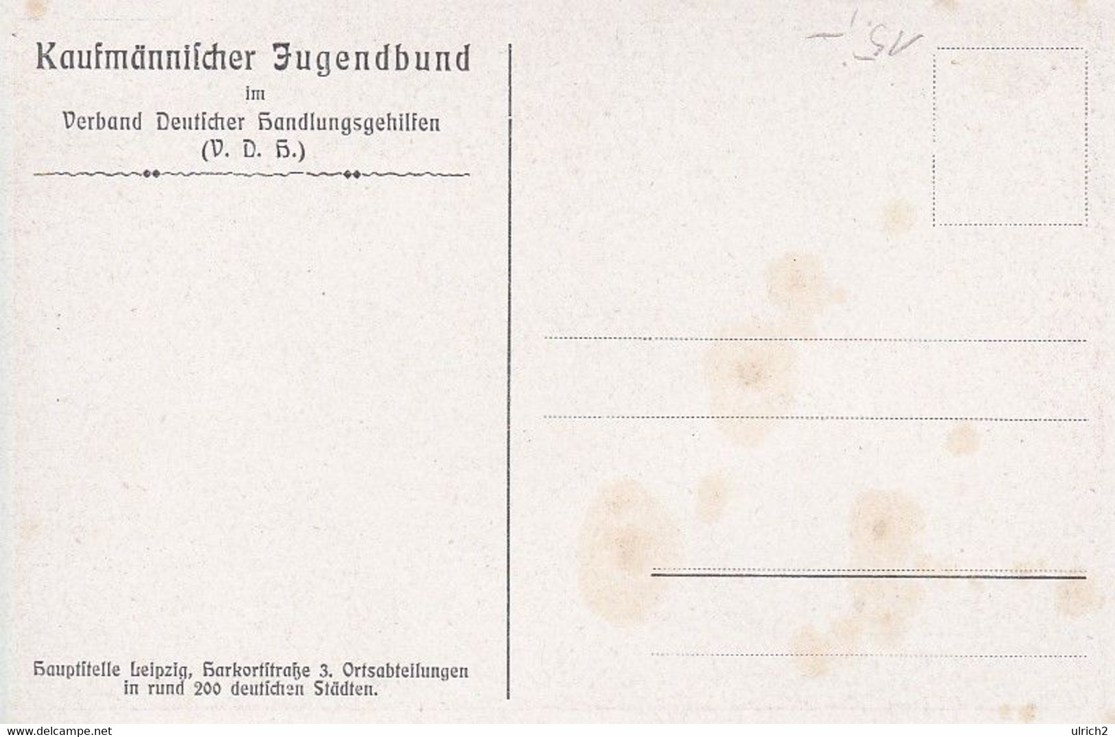 AK Ernst Kutzer - Kaufmännischer Jugendbund Im V.D.H. - Ca. 1920  (57759) - Kutzer, Ernst