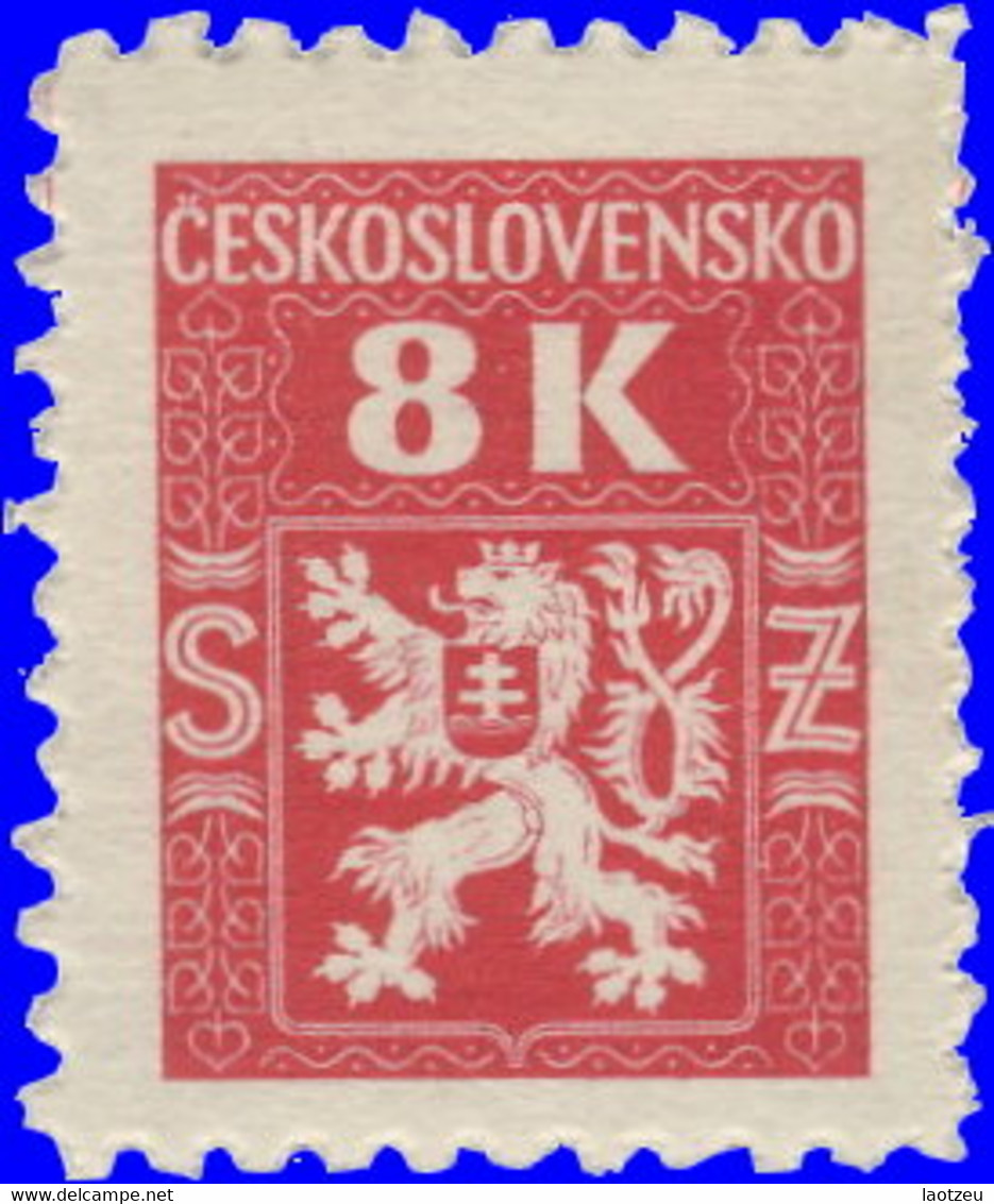 Tchécoslovaquie Service 1946. ~ S 7**  - 8 K. Armoiries - Dienstzegels