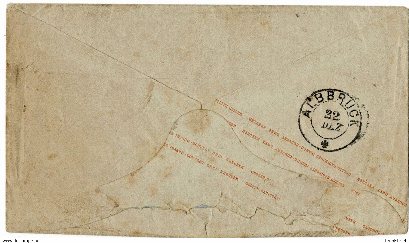 GA 3 Kr., Postablage Von " THIENGEN ", A 5577 - Postwaardestukken