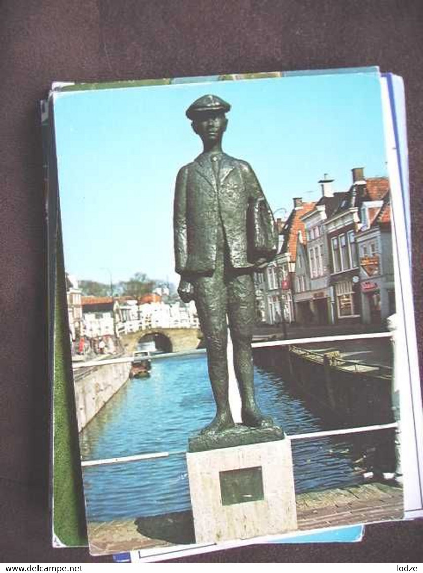 Nederland Holland Pays Bas Harlingen Met Anton Wachter Simon Vestdijk - Harlingen