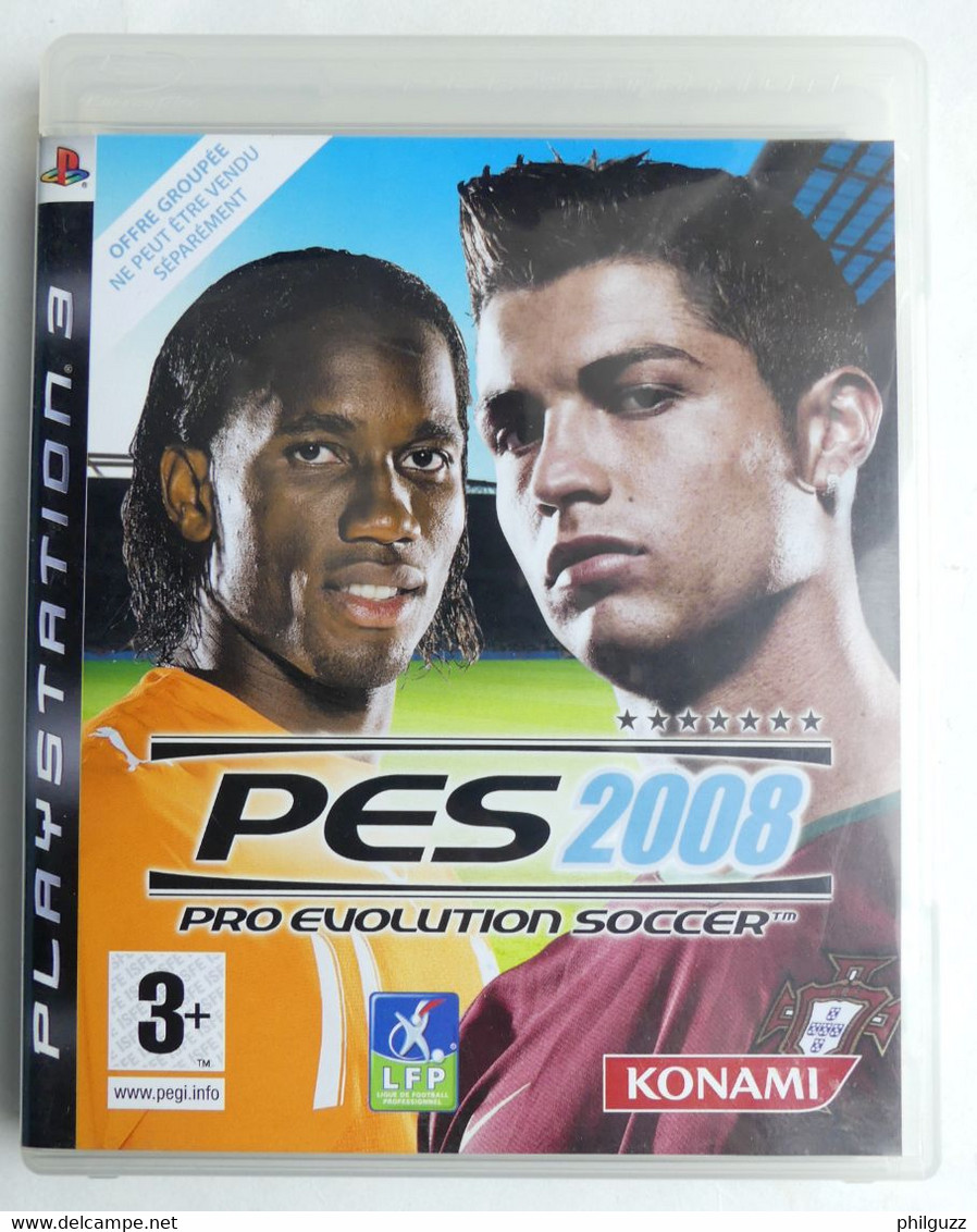 JEU PLAYSTATION PS3 PES 2008 PRO EVOLUTION SOCCER AVEC BOITIER ET LIVRET - PS3