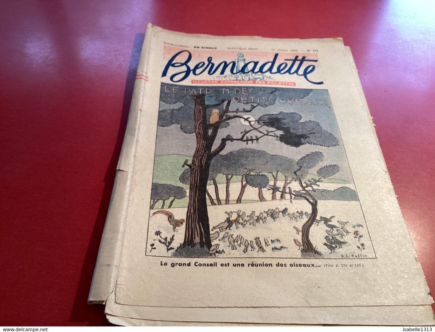 Bernadette Rare Revue Hebdomadaire Illustrée 1950 - Bernadette