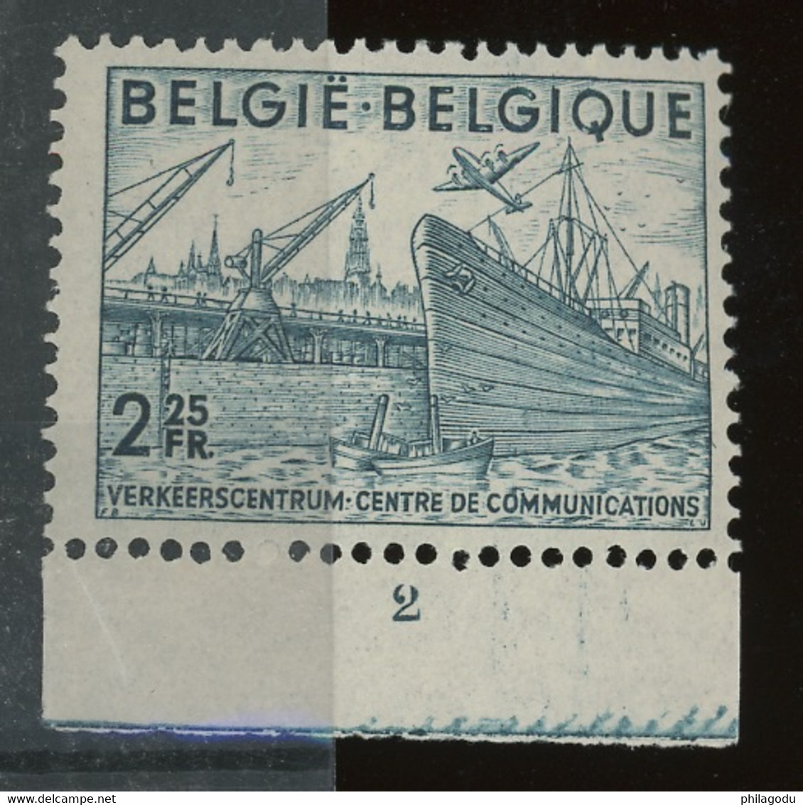 Exportations. Bateau Et Transports.  Pl.2 **. Un Timbre Sur 75 Ex. - ....-1960