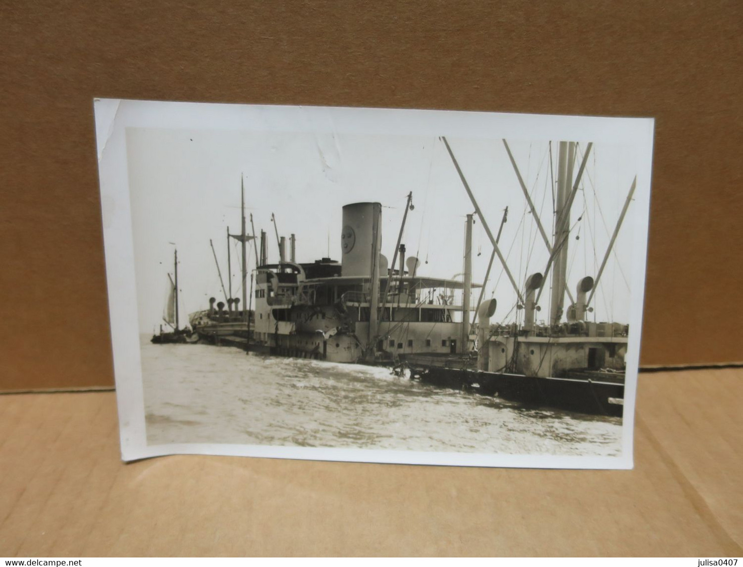 ZEEBRUGGE Ou Environs (Belgique) Photographie Naufrage D'un Bateau Vers 1930 - Zeebrugge