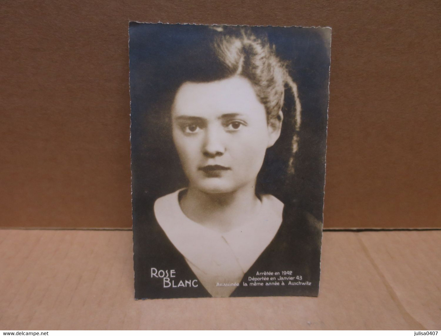 ROSE BLANC Née à ELNE En 1919 Militante Communiste Morte En Déportation à AUSCHWITZ - Elne