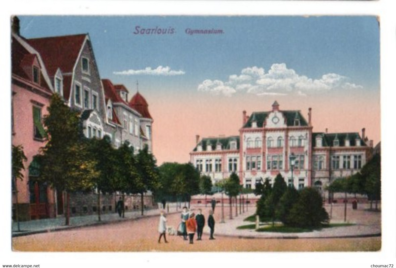 (Sarre) 038, Saarlouis, Gymnasium, état - Kreis Saarlouis