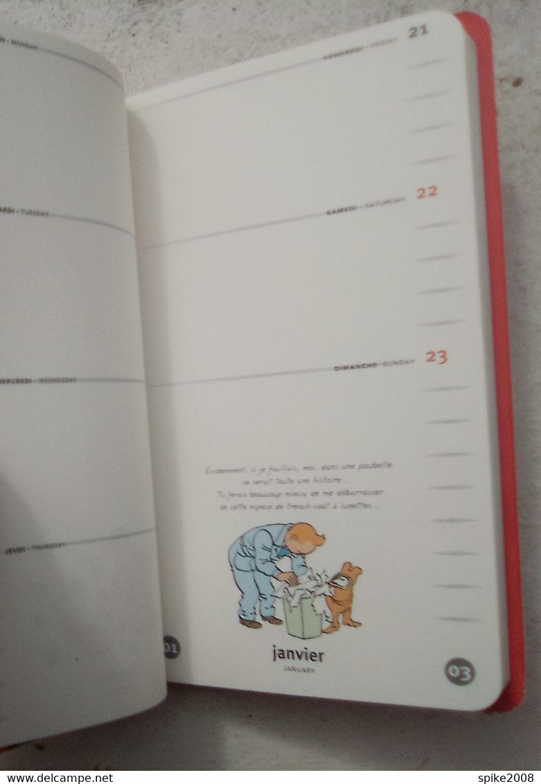 Collector TINTIN AGENDA 2000 Lune HERGE - Diaries