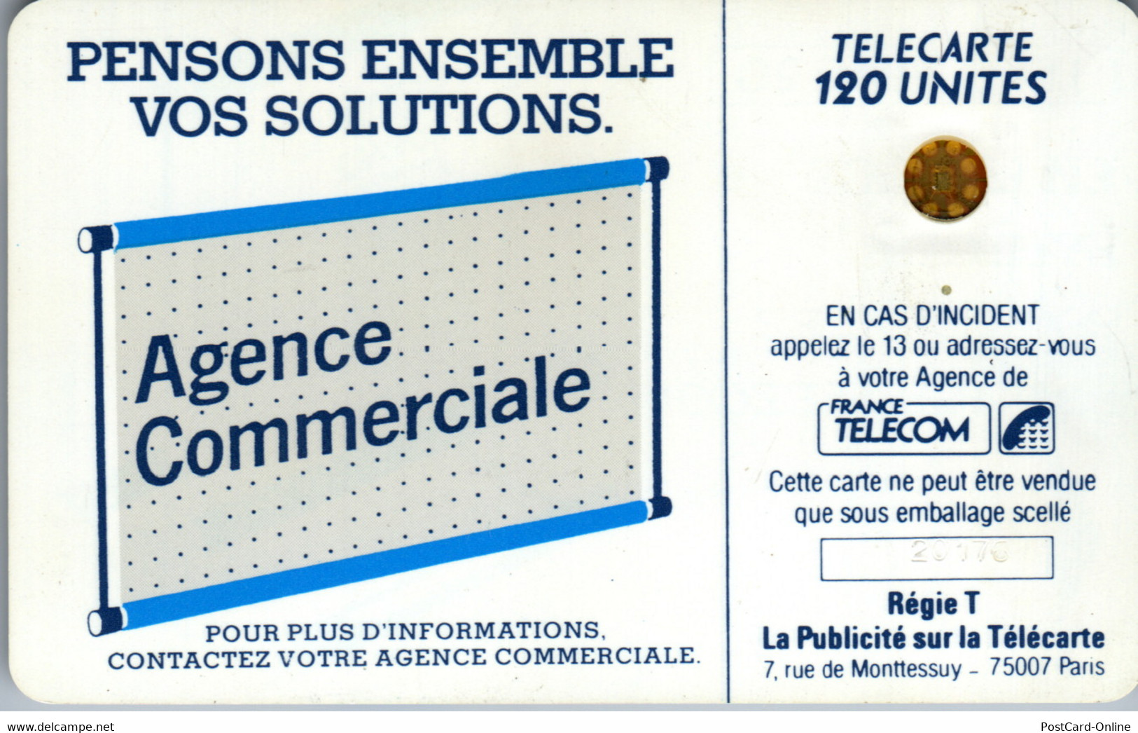 17076 - Frankreich - France Telekom - 120 Unités 