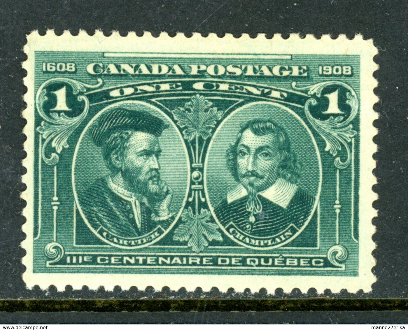 -Canada-1908-"Quebec Centenary"  MNH(**) - Unused Stamps
