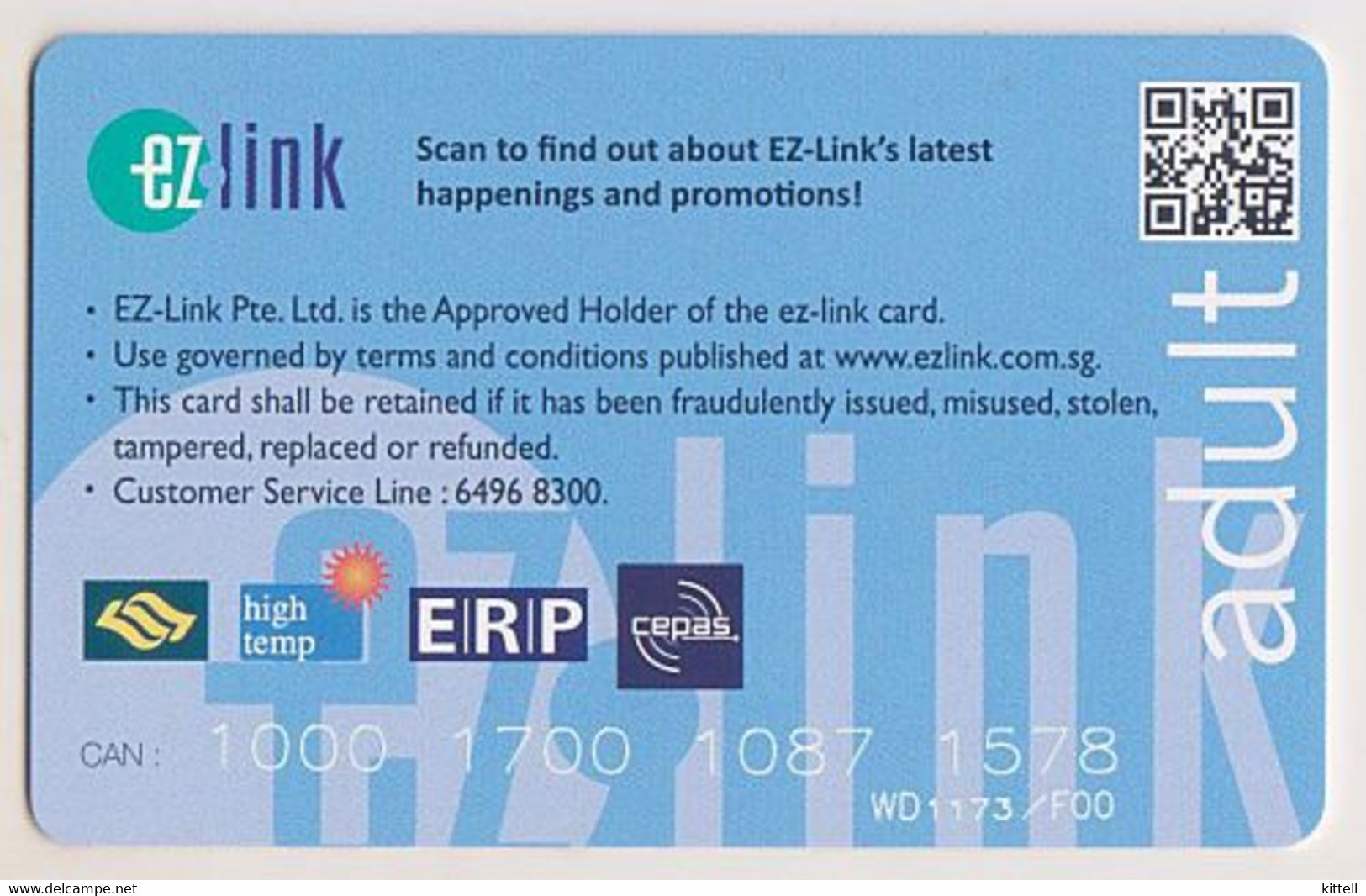 Singapore Travel Card Subway Train Bus Ticket Ezlink Unused Starbucks - World