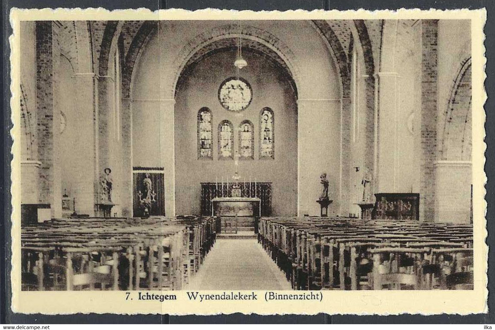 7. Ichtegem - Wynendalekerk (Binnenzicht). - Ichtegem