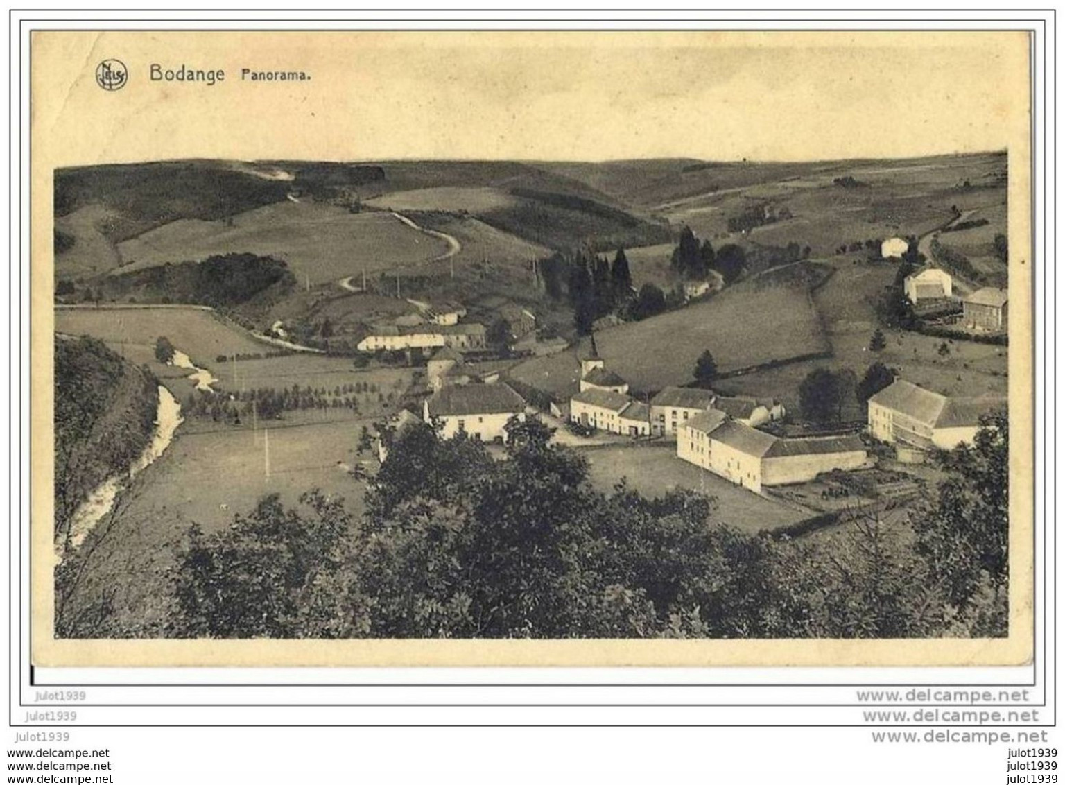 BODANGE ..--  Panorama .1954 Vers HAINE - SAINT - PAUL ( Mr Christian RANSART ) . Voir Verso . - Fauvillers