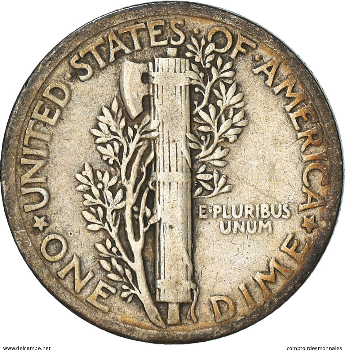 Monnaie, États-Unis, Mercury Dime, Dime, 1935, U.S. Mint, Philadelphie, B+ - 1916-1945: Mercury (Mercure)