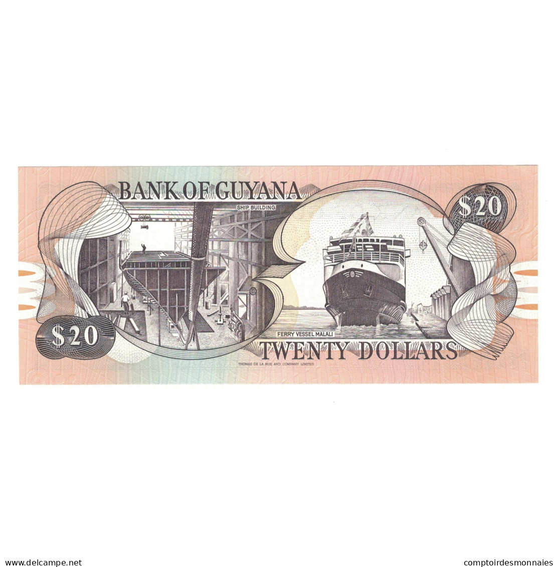 Billet, Guyana, 20 Dollars, Undated (1996), KM:30a, NEUF - Guyana