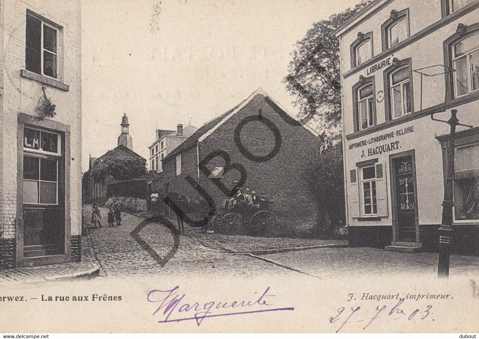 Postkaart/Carte Postale PERWEZ - La Rue Aux Frênes  (C900) - Perwez