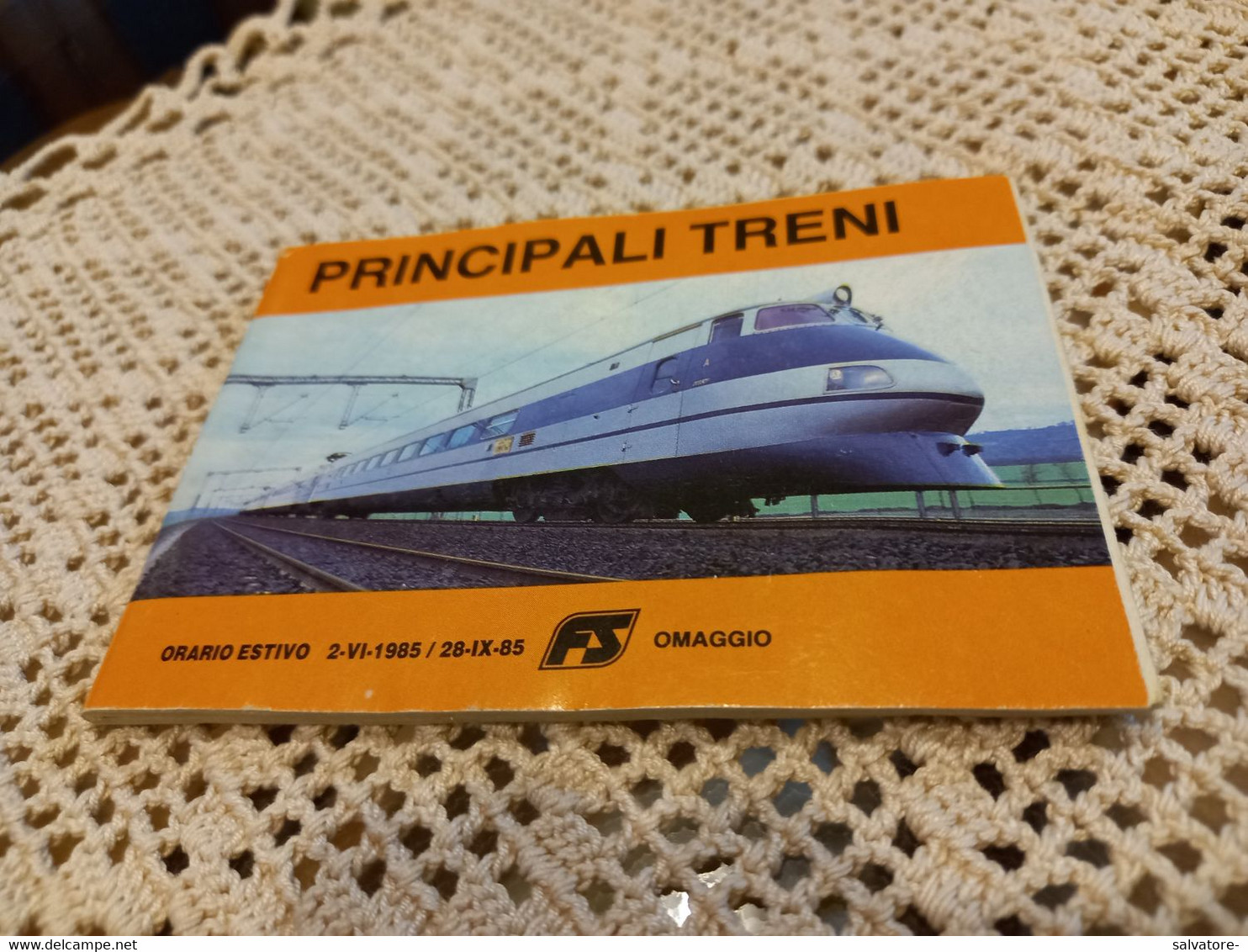 PRINCIPALI TRENI - ORARIO ESTIVO 1985 - Europa